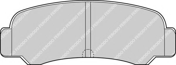 FERODO - FDB283 - Комплект тормозных колодок, дисковый тормоз (Тормозная система)