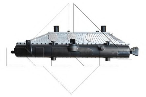 NRF - 509514 - Радиатор, охлаждение двигателя (Охлаждение)