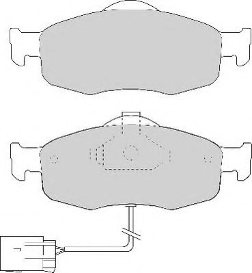 NECTO - FD6475A - Комплект тормозных колодок, дисковый тормоз (Тормозная система)