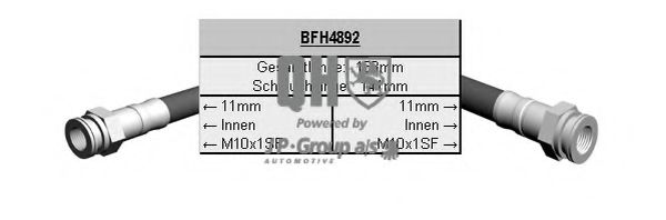JP GROUP - 1161701409 - Тормозной шланг (Тормозная система)