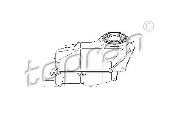 TOPRAN - 110 370 - Компенсационный бак, охлаждающая жидкость (Охлаждение)