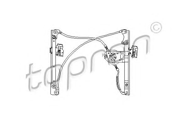 TOPRAN - 103 099 - Подъемное устройство для окон (Внутренняя отделка)