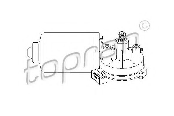 TOPRAN - 108 577 - Двигатель стеклоочистителя (Система очистки окон)
