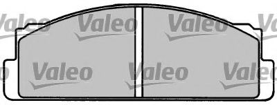 VALEO - 597002 - Комплект тормозных колодок, дисковый тормоз