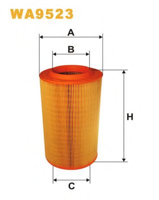 WIX FILTERS - WA9523 - Воздушный фильтр (Система подачи воздуха)