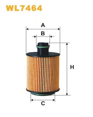 WIX FILTERS - WL7464 - Масляный фильтр (Смазывание)