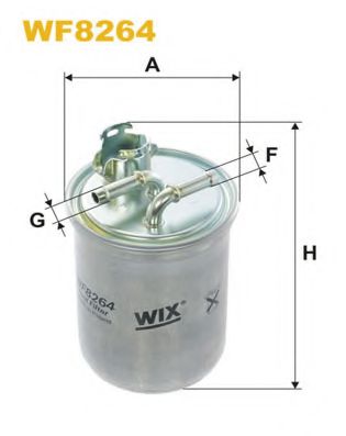 WIX FILTERS - WF8264 - Топливный фильтр (Система подачи топлива)