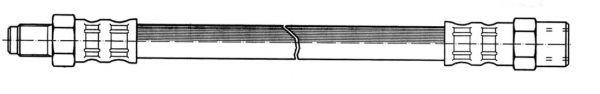 CEF - 510128 - Тормозной шланг (Тормозная система)