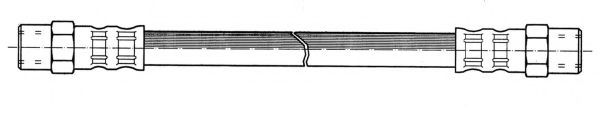 CEF - 510138 - Тормозной шланг (Тормозная система)