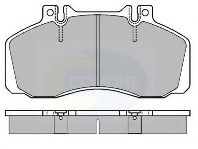 COMLINE - CBP9002 - Комплект тормозных колодок, дисковый тормоз (Тормозная система)