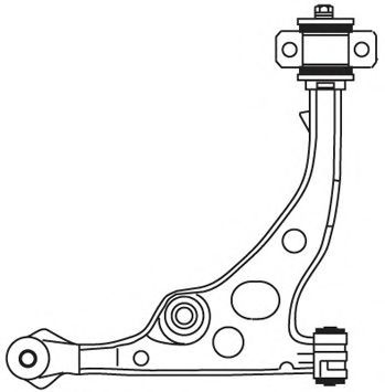 FRAP - 2047 - Рычаг независимой подвески колеса, подвеска колеса (Подвеска колеса)