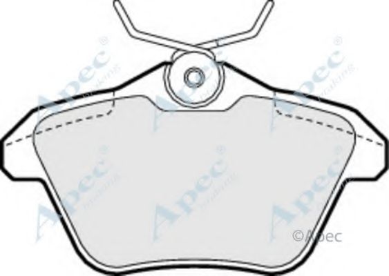 APEC BRAKING - PAD943 - Комплект тормозных колодок, дисковый тормоз (Тормозная система)