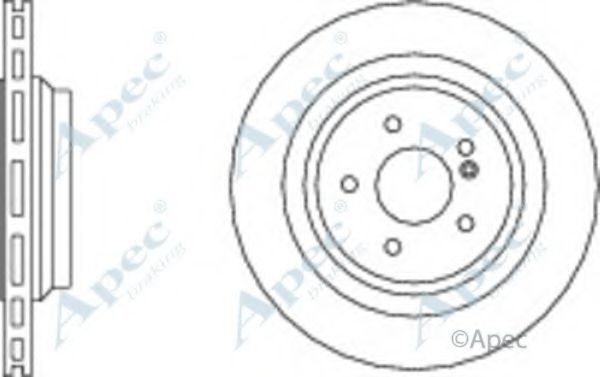 APEC BRAKING - DSK2704 - Тормозной диск (Тормозная система)