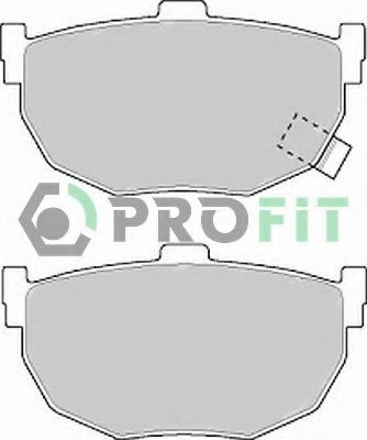 PROFIT - 5000-0638 - Комплект тормозных колодок, дисковый тормоз (Тормозная система)