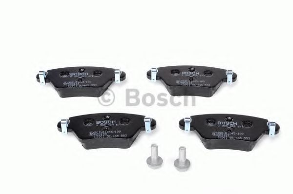 BOSCH - 0 986 424 671 - Комплект тормозных колодок, дисковый тормоз (Тормозная система)