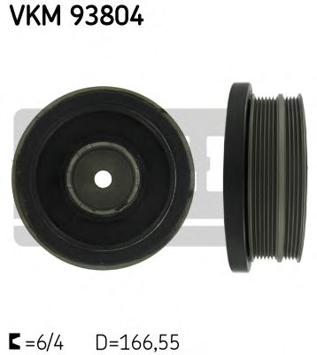 SKF - VKM 93804 - Ременный шкив, коленчатый вал