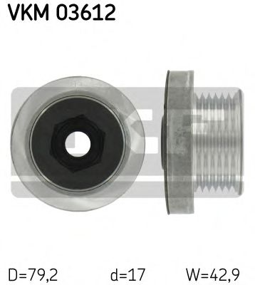 SKF - VKM 03612 - Механизм свободного хода генератора (Генератор)