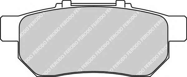 FERODO - FDB778 - Комплект тормозных колодок, дисковый тормоз (Тормозная система)
