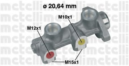 METELLI - 05-0184 - Главный тормозной цилиндр (Тормозная система)