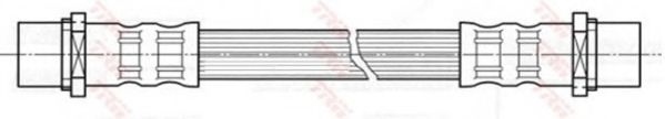 TRW - PHA419 - Тормозной шланг (Тормозная система)
