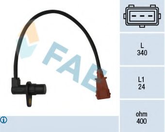 FAE - 79033 - Датчик импульсов, маховик (Система зажигания)