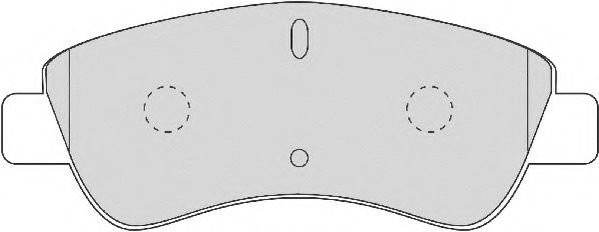 NECTO - FD6874A - Комплект тормозных колодок, дисковый тормоз (Тормозная система)