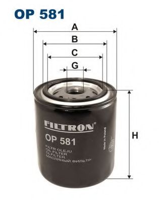 FILTRON - OP581 - Масляный фильтр (Смазывание)