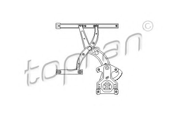 TOPRAN - 103 590 - Подъемное устройство для окон (Внутренняя отделка)