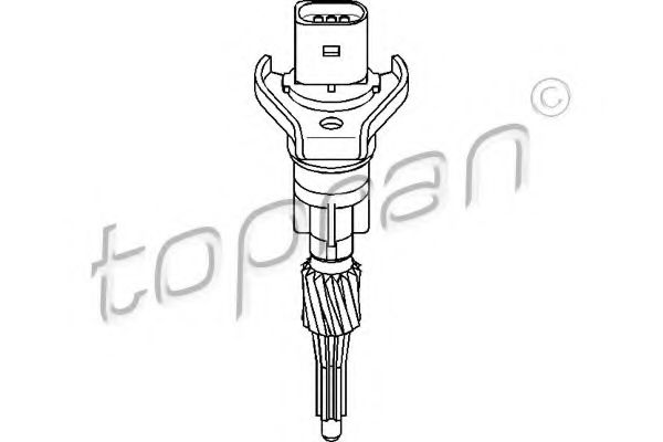 TOPRAN - 109 751 - Датчик, участок пути (Контрольные приборы)