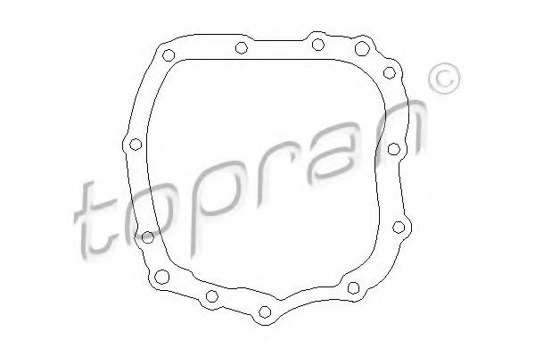 TOPRAN - 201 529 - Прокладка, ступенчатая коробка (Ступенчатая коробка передач)