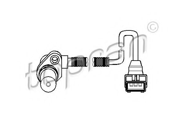 TOPRAN - 205 893 - Датчик импульсов (Система зажигания)