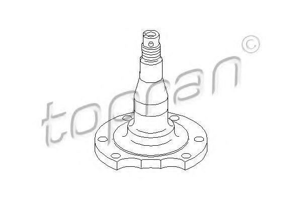 TOPRAN - 111 407 - Осевая цапфа, балка моста (Подвеска колеса)