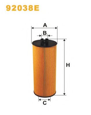 WIX FILTERS - 92038E - Масляный фильтр (Смазывание)