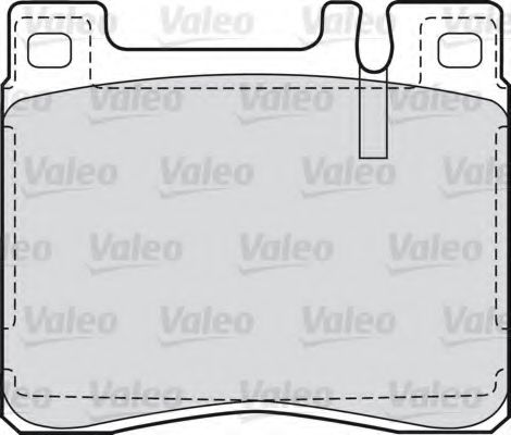 VALEO - 598688 - Комплект тормозных колодок, дисковый тормоз (Тормозная система)