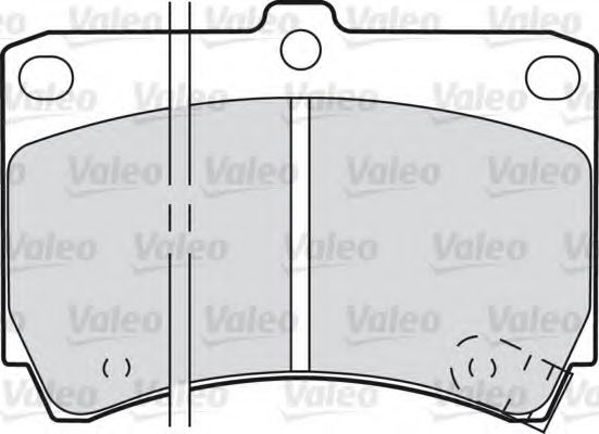 VALEO - 551773 - Комплект тормозных колодок, дисковый тормоз (Тормозная система)