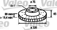 VALEO - 197084 - Тормозной диск