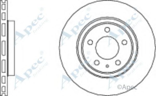 APEC BRAKING - DSK2700 - Тормозной диск (Тормозная система)