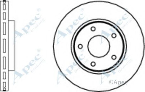 APEC BRAKING - DSK2862 - Тормозной диск (Тормозная система)