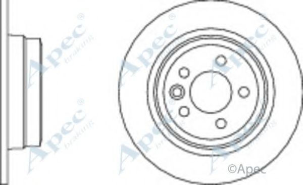 APEC BRAKING - DSK830 - Тормозной диск (Тормозная система)