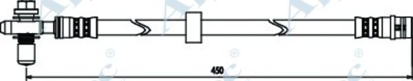 APEC BRAKING - HOS3152 - Тормозной шланг (Тормозная система)