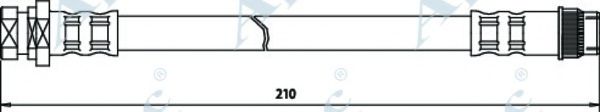 APEC BRAKING - HOS3469 - Тормозной шланг (Тормозная система)