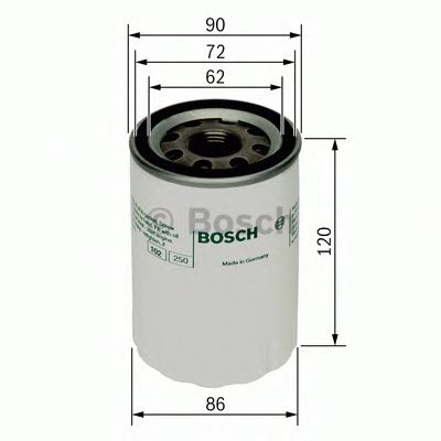 BOSCH - 0 451 103 290 - Масляный фильтр (Смазывание)