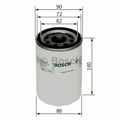 BOSCH - 0 451 103 347 - Масляный фильтр (Смазывание)