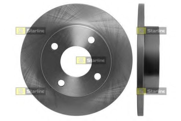 STARLINE - PB 1387 - Тормозной диск (Тормозная система)
