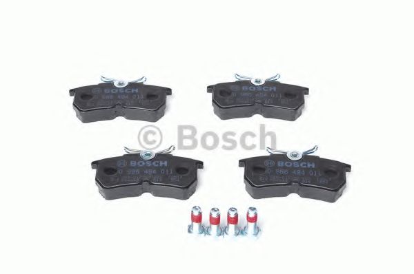 BOSCH - 0 986 494 011 - Комплект тормозных колодок, дисковый тормоз (Тормозная система)