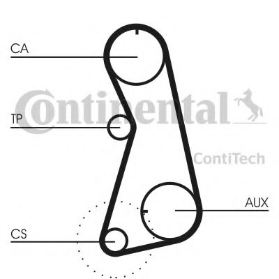 CONTITECH - CT630K1 - Комплект ремня ГРМ (Ременный привод)