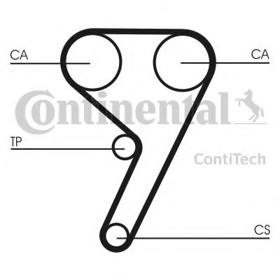 CONTITECH - CT881K3 - Комплект ремня ГРМ (Ременный привод)