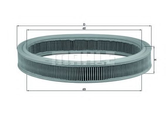 KNECHT - LX 527 - Воздушный фильтр (Система подачи воздуха)