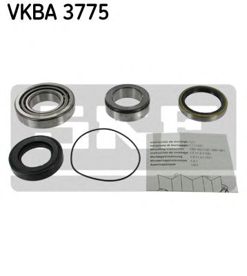 SKF - VKBA 3775 - Комплект подшипника ступицы колеса (Подвеска колеса)