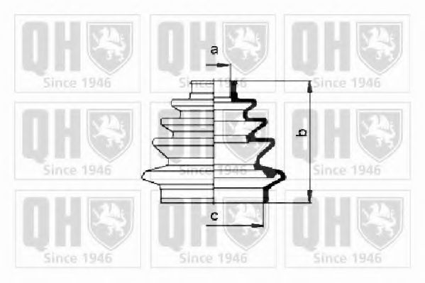 QUINTON HAZELL - QJB426 - Комплект пылника, приводной вал (Привод колеса)